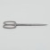Scissors are manicure, straight, wide, 9 cm, silver color