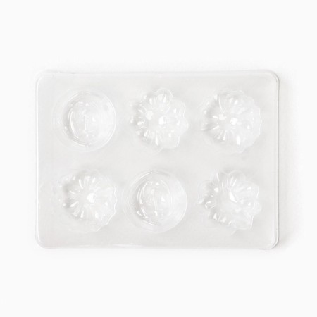 Aromasash with your own hands. Set for creating an aromatic figure made of soy wax "flowers with sparkles"-6