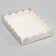 White cookie box, 25 x 18 x 4 cm