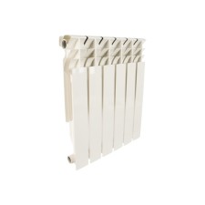 Aluminum radiator Rommer Plus, 500 x 96 mm, 6 sections
