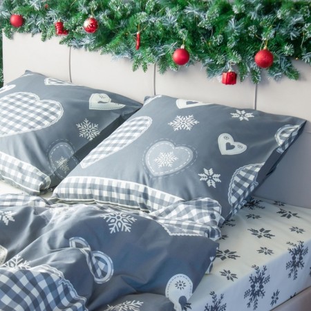 Bed linen Ethel 2 joint venture Scandi 175x215 cm, 200x220 cm, 70x70 cm - 2 pcs-7