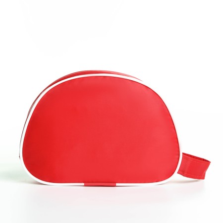 Cosmetic bag with lightning, with a pen, red color-3