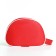 Cosmetic bag with lightning, with a pen, red color