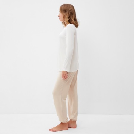 Kit (jumper, trousers) female minku, the color of Ecc/Dark beige rr 46-3