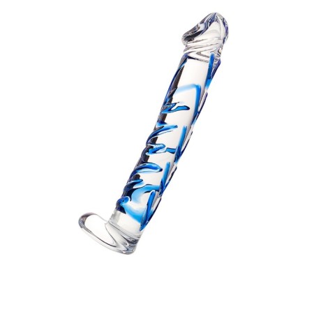Unrealistic phallimitator Sexus Glass, transparent, 17 cm