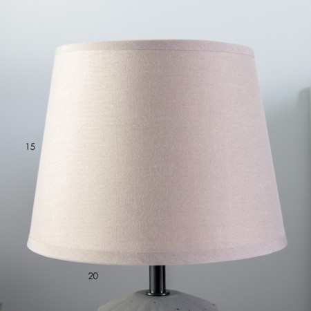 Aurika table lamp E14 40W gray 20x20x31cm Risalux-4