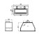 Excuse Maunfeld Trapeze 602M, built -in, 1150 m3/h, 3 speeds, 59.8 cm, silver