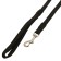 The leash zoonik is nylon with latex thread, 2 m x 1.5 cm, black