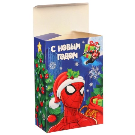 Gift box "New Year" 16x23x7.5 cm, Spider-Man-3