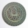 Panel wall metal "Lotus flower" Bezh 30x0.8x30 cm