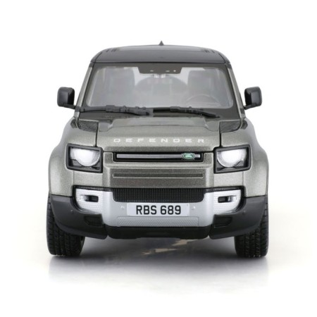 BBURAGO LAND Rover Defender 110 2022, Die-Cast, 1:24, Green color-11