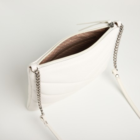 Women's bag with lightning, white color-4