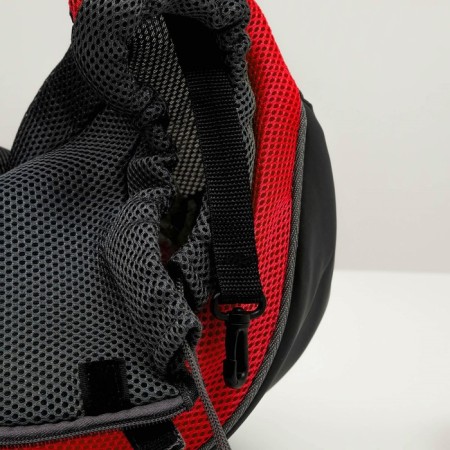 Cracking bag "sling" for animals, 37 x 20 cm, red-8