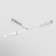The T-shaped power connector for the track system Technical TRA004CWT-22W, 43x23x2 cm, white color