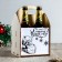 Box for beer "Happiness in the new year!" Father Frost