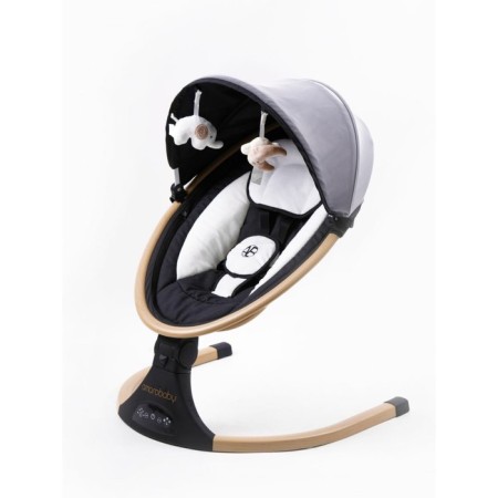 Электрокачели детские AmaroBaby Ergo Swing, цвет чёрный-8