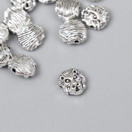 Busina for creativity Metal "Leo" silver G240B1187 1.2x1.1 cm