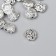 Busina for creativity Metal "Leo" silver G240B1187 1.2x1.1 cm