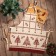 Apron "Dolyana" Merry Christmas 60x65cm, 100%HL, Rogozhka 164 g/m2