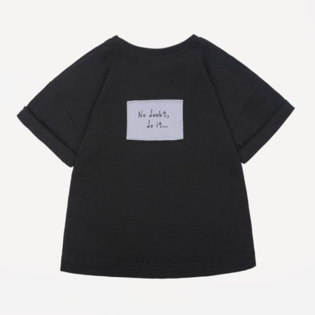 T -shirt Children's Amarobaby Stripe, height 122 cm, black color-11