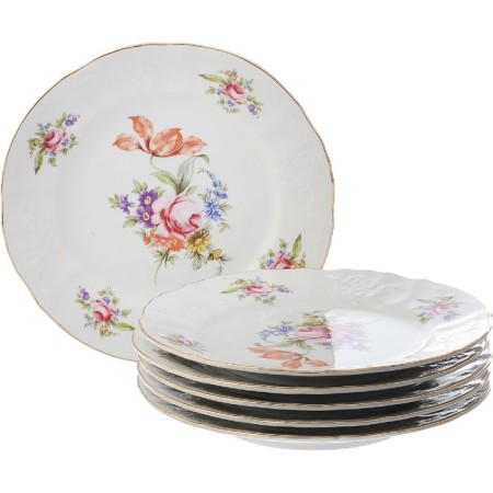 Dessert plate bernadotte, decor "Meissen Bouquet", 19 cm