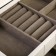 Casket wood for jewelry "Cell" white 13.8x16.5x24 cm