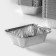Foil form for baking and baking of the share, 255 ml, 12 × 9.5 × 4 cm, 100 pcs/un