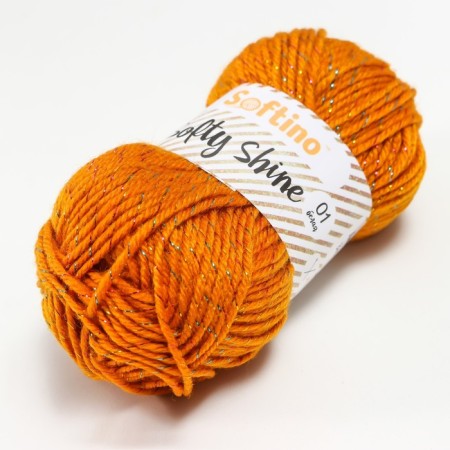 Yarn 70% acrylic, 30% silk "Softy Shine" 50 g 85 m color 21 burned sugar-1