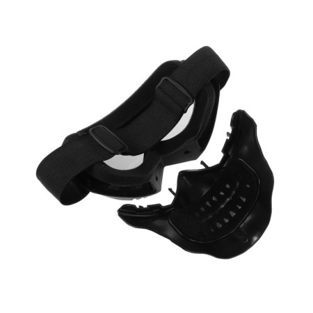 Mask glasses for motor vehicles, collapsible, darkened visor, black color-4