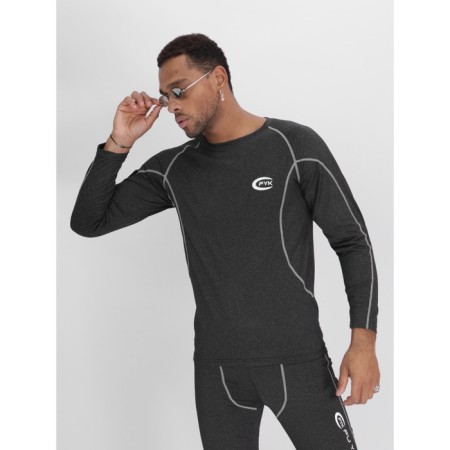 Male thermal underwear, size 46-48, dark gray color-18