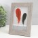 Photo frame Plastic 10x15 cm "Rombs. Texture of a tree" gray 18.5x13.5 cm