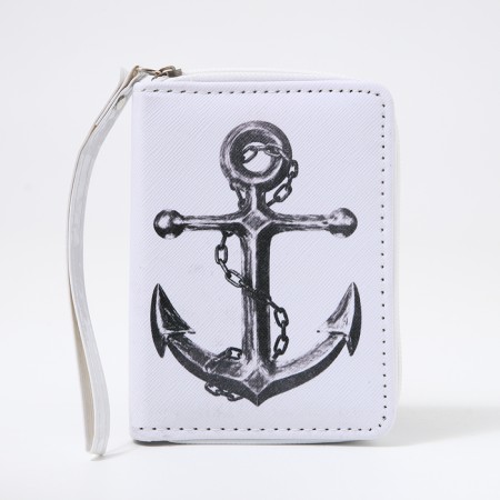 Children's wallet with lightning, white color-2