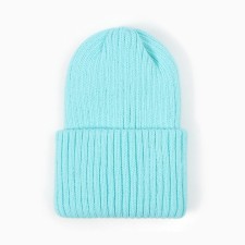 Children's hat, menthol color, size 54-56