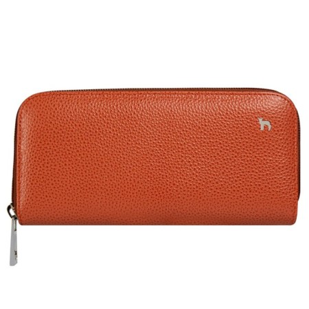 Lightning wallet, department for bills/maps (4)/coins, coral color 19x10.5x2.5cm