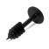Dowel "Tundra Krep", for thermal insulation, screw, 28x110 mm, 50 pcs