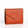 Women's wallet on the button, redhead color