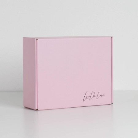 Gift double -sided folding, packaging, “marble”, 27 x 21 x 9 cm-4