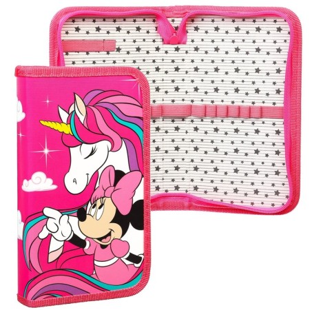 Penal frame, 1 section, 115x20x30 mm, laminated cardboard, Minnie Mouse and unicorn-4