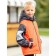 Bombber jacket for a boy PlayTode, height 110 cm, color is bright orange