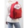Backpack "Russian Sport" Putin Team, 29 x 13 x 44 cm, lightning department, n/pocket, red