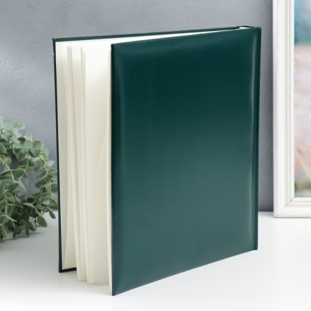 Photo album traditional on 30 sheets 29x32 cm green-1