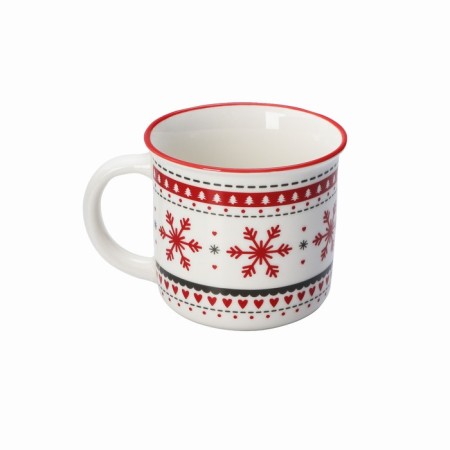 Porcelain shade mug "New Year. Snowflakes ”, 380 ml-1