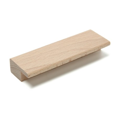File handle (119/96 mm) wooden, beech, 1 pcs-1