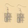 Earrings "Off" 6 x 9 cm