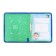 A4 Portfolio folder "Dream", calligrata top, solid cover, on rings, lightning around, for a student, 1 file, 8 liners