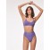 Women's thong cowards with a texture rubber Mirey String, size 44-46, color grapes