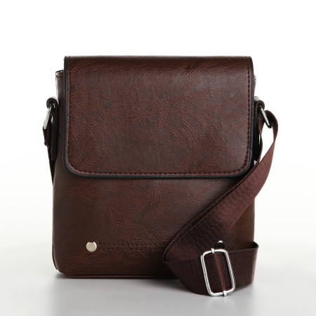 Male bag, brown color-1