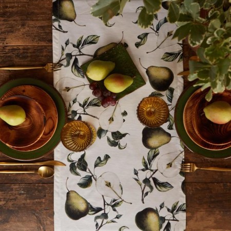 The path to the Ethel table is 40x149cm, 100% cotton, sarzha 190 g/m2-2