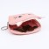 Children's wallet with a zipper, pink color