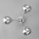 Apollo chandelier 3x60W e27 chrome
